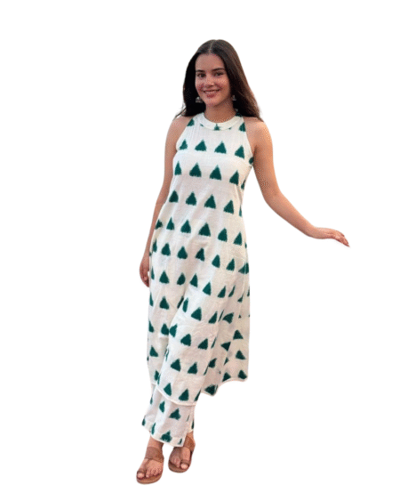 Effortless Beauty ? Women's Floral Cotton Dress with Printex (M)